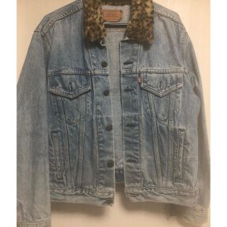 リーバイス(Levi's)の古着 リメイク Levi’sデニムジャケット レオタード(Gジャン/デニムジャケット)