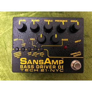 TECH21 SANSAMP BASS DRIVER DI v2【ジャンク】(ベースエフェクター)