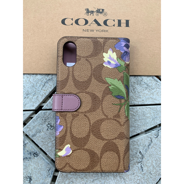 COACH(コーチ)の新品 コーチ iPhone XR 手帳型ケース スマホケース 送料無料 正規品 スマホ/家電/カメラのスマホアクセサリー(iPhoneケース)の商品写真