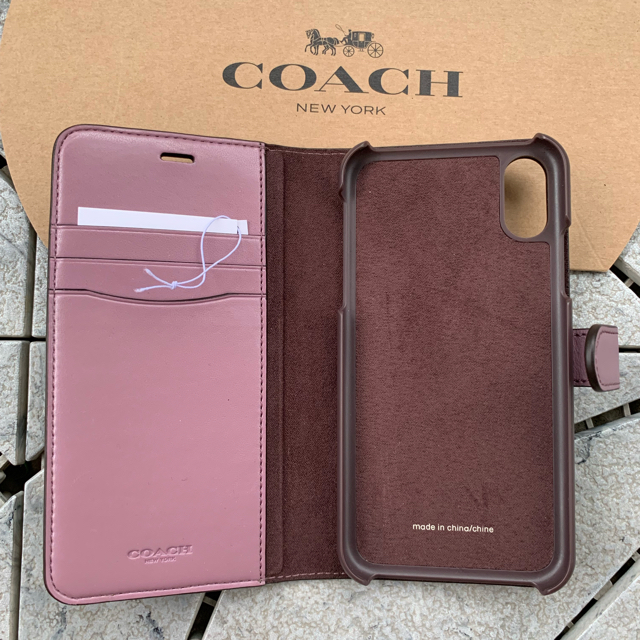 COACH(コーチ)の新品 コーチ iPhone XR 手帳型ケース スマホケース 送料無料 正規品 スマホ/家電/カメラのスマホアクセサリー(iPhoneケース)の商品写真