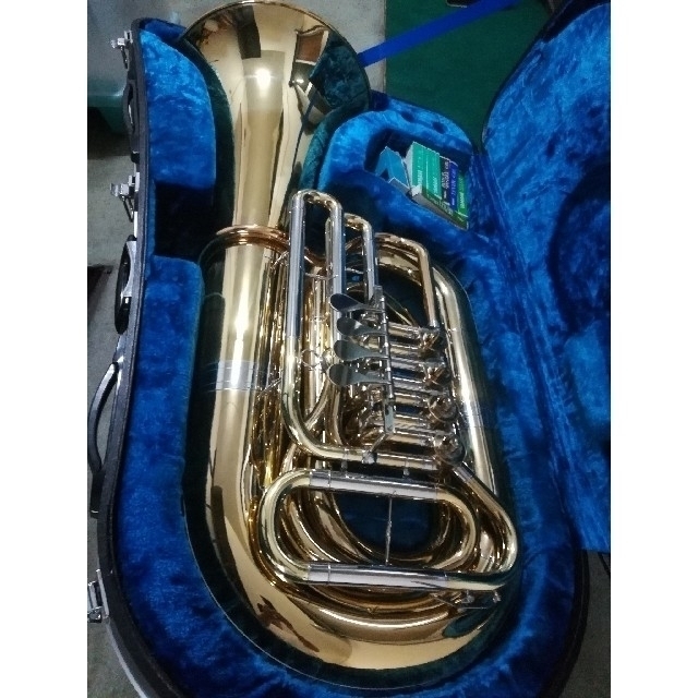 ヤマハ(ヤマハ)のYAMAHA TUBA YBB-641Ⅱ  中古美品！ 楽器の管楽器(チューバ)の商品写真