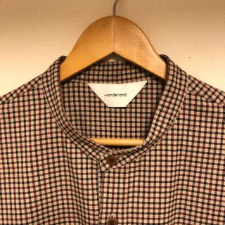 サンシー(SUNSEA)のwoderland band collar shirts(シャツ)