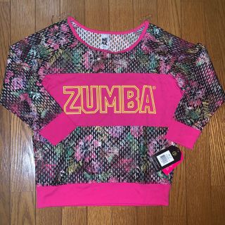 ズンバ(Zumba)のZUMBA メッシュトップス 7分袖 XS 新品(ダンス/バレエ)