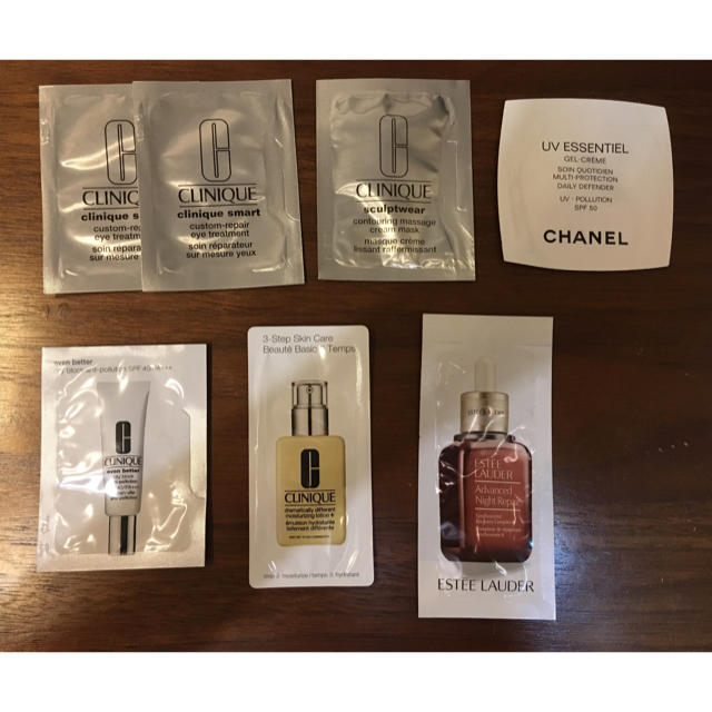 CHANEL(シャネル)の化粧品サンプル(CHANEL,CLINIQUE,ESTEE LAUDER) コスメ/美容のキット/セット(サンプル/トライアルキット)の商品写真