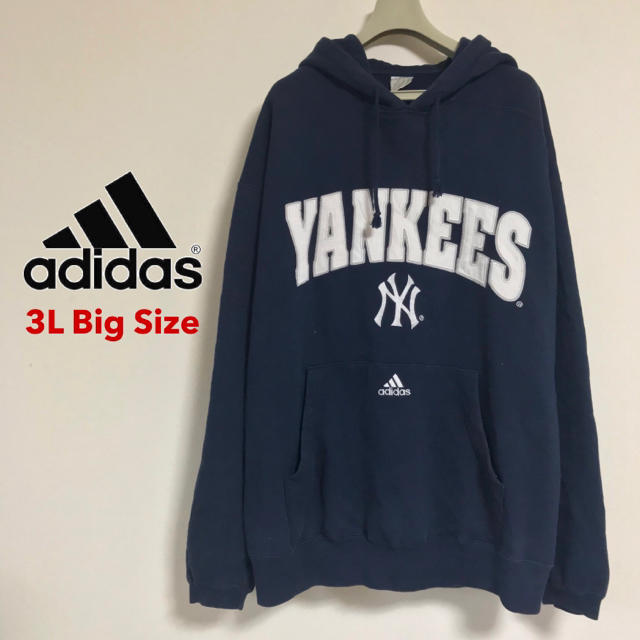 adidas - 【レアな3L(XO)ビッグサイズ】アディダスxヤンキース サテン