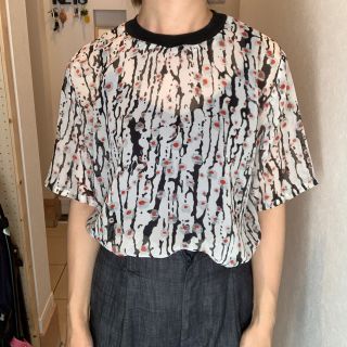 カルヴェン(CARVEN)のカルヴェンの柄モノトップス(カットソー(半袖/袖なし))