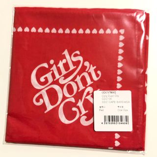 ジーディーシー(GDC)のGirls Don`t Cry ガールズドントクライ バンダナ レッド(バンダナ/スカーフ)