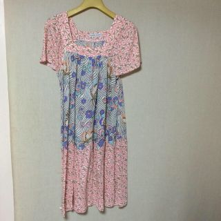 ツモリチサト(TSUMORI CHISATO)のツモリチサト ワンピース 花柄(ロングワンピース/マキシワンピース)