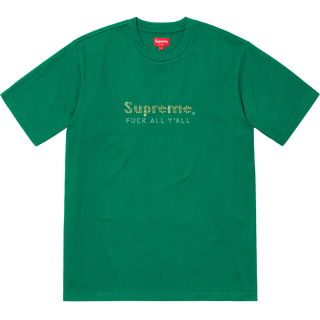 シュプリーム(Supreme)の8/20まで supreme gold bars tee green Mサイズ(Tシャツ/カットソー(半袖/袖なし))