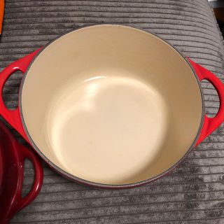 【LE CREUSET】廃盤！ル・クルーゼ DOUFEU 20cm レッド