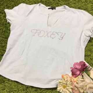 フォクシー(FOXEY)のフォクシー❤︎レディビジュートップス(カットソー(半袖/袖なし))