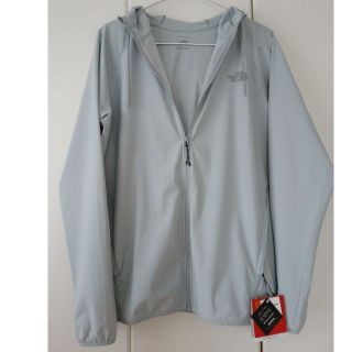 ザノースフェイス(THE NORTH FACE)のTHE NORTH FACE ジップアップパーカー ライトグレー Lサイズ(パーカー)