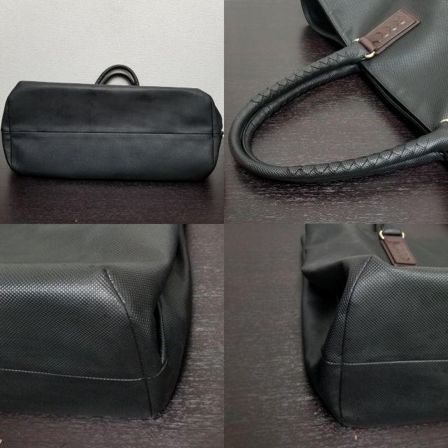 Bottega Veneta(ボッテガヴェネタ)のボッテガヴェネタ　ビジネスバッグ　マルコポーロ　黒　PVC メンズのバッグ(ビジネスバッグ)の商品写真