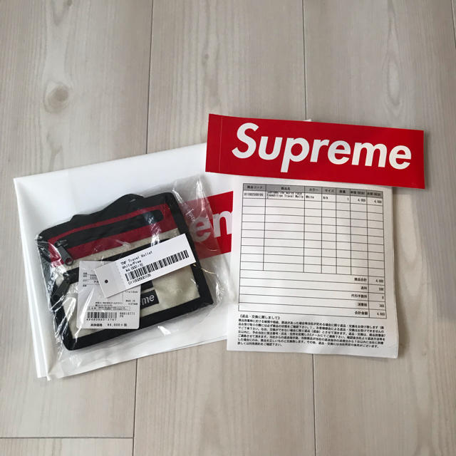 Supreme(シュプリーム)のSupreme North Expedition Travel Wallet 白 メンズのファッション小物(コインケース/小銭入れ)の商品写真