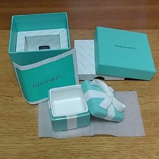 ティファニー(Tiffany & Co.)のティファニー　ミニブルーボウボックス(小物入れ)