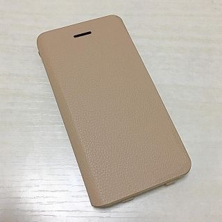 専用【美品】シンプル iPhone ベージュ/パールピンク 手帳型ケース(iPhoneケース)