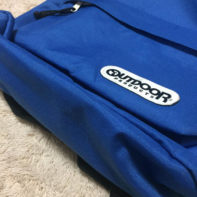 OUTDOOR PRODUCTS(アウトドアプロダクツ)のOUTDOOR & earthコラボリュック  ブルー レディースのバッグ(リュック/バックパック)の商品写真