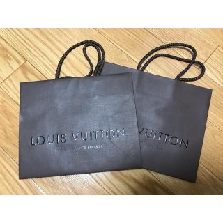 ルイヴィトン(LOUIS VUITTON)のルイヴィトン 紙袋 ショップ袋 2枚(ショップ袋)