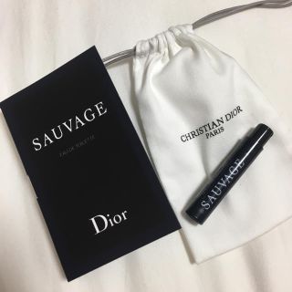 クリスチャンディオール(Christian Dior)のDior  香水 SAUVAGE サンプル(香水(男性用))