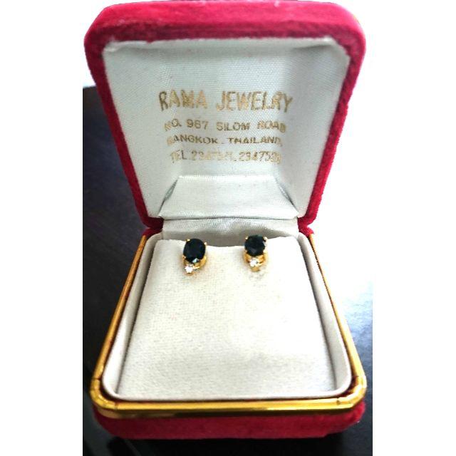Rama Jewelry サファイアピアス