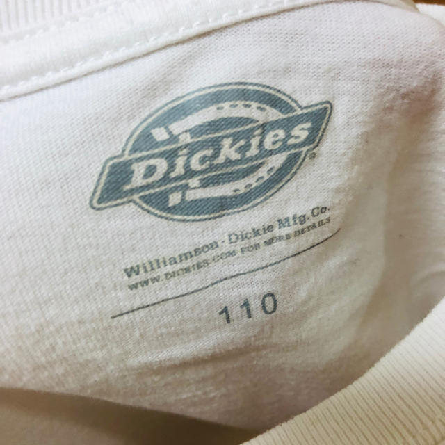 Dickies(ディッキーズ)のDickies ロゴ白T 110cm キッズ/ベビー/マタニティのキッズ服男の子用(90cm~)(Tシャツ/カットソー)の商品写真