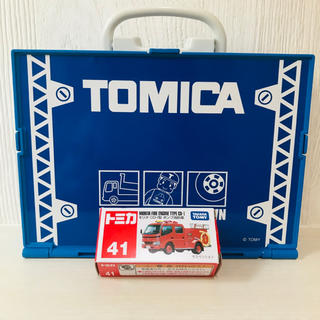タカラトミー(Takara Tomy)のトミカ ミニカー収納ケース 消防車つき(ミニカー)