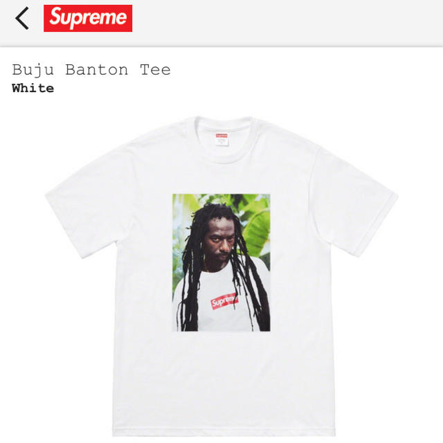 supreme buju t L size