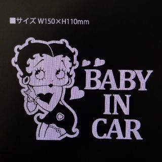 ☆りん様専用☆ステッカー　BABY IN CAR 白(車外アクセサリ)