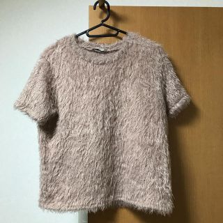 ザラ(ZARA)のZARA シャギーニット(カットソー(半袖/袖なし))