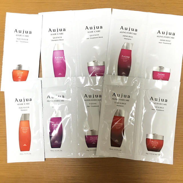 Aujua - オージュア サンプル5セットの通販 by haruhiii's shop Aujua - オージュア サンプル5セットの通販 by haruhiii's shop