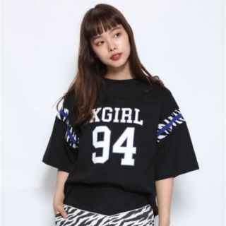 エックスガール(X-girl)のX-girl  ZEBRA F/B tee(Tシャツ(半袖/袖なし))