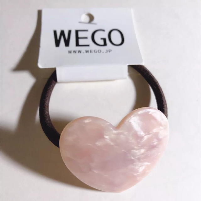 WEGO(ウィゴー)のWEGO ハート型ヘアゴム レディースのヘアアクセサリー(ヘアゴム/シュシュ)の商品写真