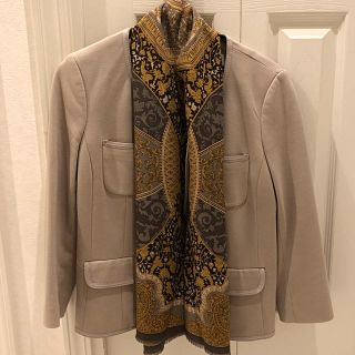 エトロ(ETRO)のエトロのストールとバナナリパブリックのノーカラージャケット セット(セット/コーデ)