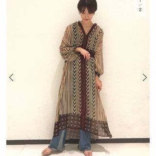 プラージュ(Plage)の2019plage♡メキシカンストライプワンピース美品(ロングワンピース/マキシワンピース)