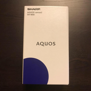 シャープ(SHARP)のりう様専用【新品】AQUOS sense2 SH-M08（レッド）(スマートフォン本体)