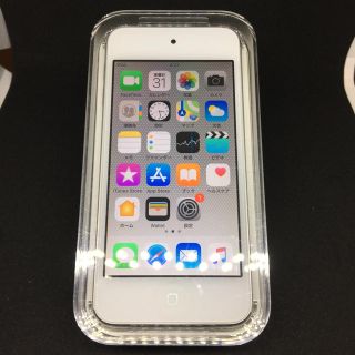 アイポッドタッチ(iPod touch)のiPod touch 6th シルバー 16GB 中古美品 f01(ポータブルプレーヤー)