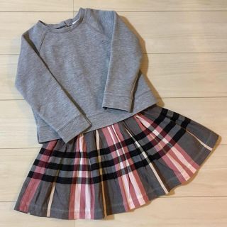 バーバリー(BURBERRY)のBURBERRY CHILDREN トレーナー ワンピース 8Y 135㎝(ワンピース)