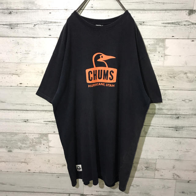 CHUMS(チャムス)の【イケ様専用】チャムス CHUMS☆ビッグロゴ ロゴタグ ビッグサイズ Tシャツ メンズのトップス(Tシャツ/カットソー(半袖/袖なし))の商品写真