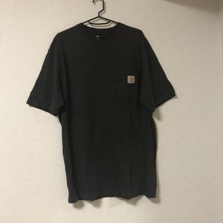 カーハート(carhartt)のcarhartt K87 カーハート ポケ付 Tシャツ BROWN S(Tシャツ/カットソー(半袖/袖なし))