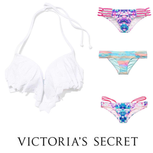 Victoria's Secret(ヴィクトリアズシークレット)のVS 選べるボトムス&PINKトップス レディースの水着/浴衣(水着)の商品写真