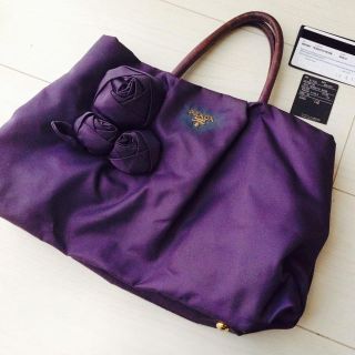 プラダ(PRADA)のプラダナイロンバッグ♡紫(トートバッグ)