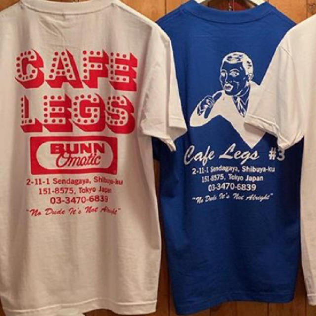 Ron Herman(ロンハーマン)の限定 野村訓一 cafe legs Tee Lサイズ メンズのトップス(Tシャツ/カットソー(半袖/袖なし))の商品写真