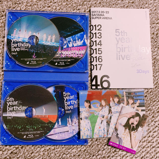 乃木坂46(ノギザカフォーティーシックス)の5th year birthday live Blu-ray エンタメ/ホビーのDVD/ブルーレイ(ミュージック)の商品写真