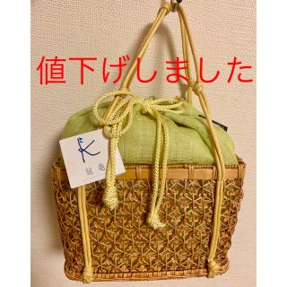 クミキョク(kumikyoku（組曲）)の【新品】浴衣 籠バッグ (かごバッグ/ストローバッグ)