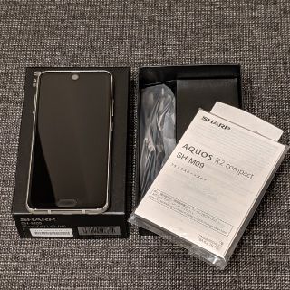 アンドロイド(ANDROID)のSHARP AQUOS R2 compact SH-M09 SIMフリー 白(スマートフォン本体)