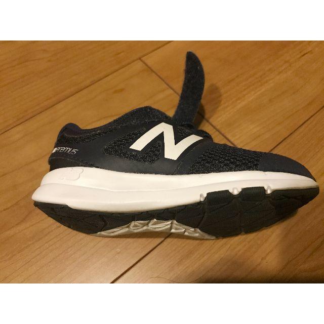 New Balance(ニューバランス)の☆ニューバランス キッズシューズ 14cm 極美品☆ネイビー キッズ/ベビー/マタニティのベビー靴/シューズ(~14cm)(スニーカー)の商品写真