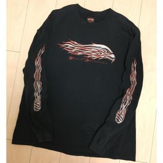 ハーレーダビッドソン(Harley Davidson)のHARLEY DAVIDSON ファイヤーイーグルロンT XL ヴィンテージ(Tシャツ/カットソー(七分/長袖))