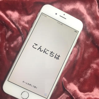 アイフォーン(iPhone)のiPhone 6 Silver 64 GB docomo バッテリー新品(スマートフォン本体)