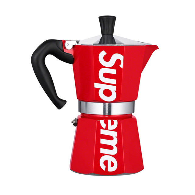 19ss Supreme Bialetti Moka Express Redスマホ/家電/カメラ