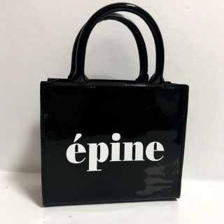 《新品》epine エナメルロゴバッグ 即完売 ショルダー (ショルダーバッグ)